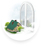 serramenti in pvc dell'appartamento