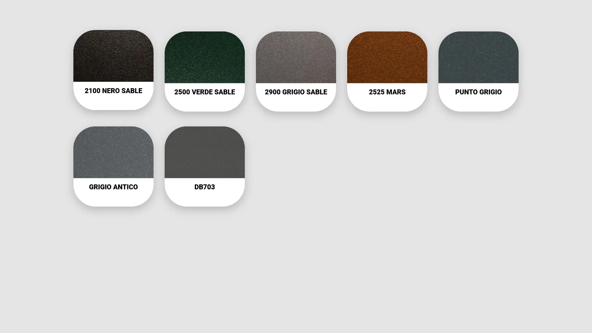 Colori serramenti in alluminio